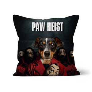 Paw Heist: Custom Pet Pillow - Paw & Glory - Dog Portraits - Pet Portraits