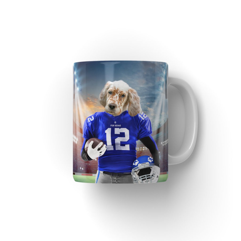 Paw York Giants: Custom Pet Coffee Mug - Paw & Glory - Dog Portraits - Pet Portraits