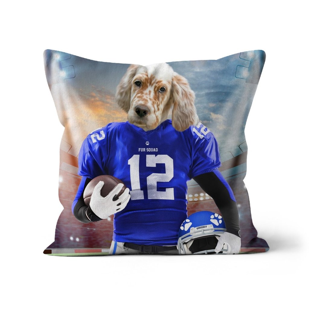 Paw York Giants: Custom Pet Pillow - Paw & Glory - Dog Portraits - Pet Portraits