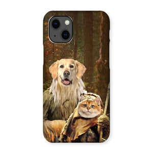 Pawbecca & Ewok (Star Wars Inspired): Custom Pet Phone Case - Paw & Glory - Dog Portraits - Pet Portraits