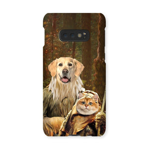 Pawbecca & Ewok (Star Wars Inspired): Custom Pet Phone Case - Paw & Glory - Dog Portraits - Pet Portraits