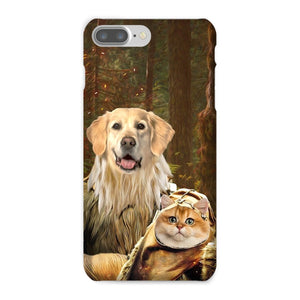 Pawbecca & Ewok (Star Wars Inspired): Custom Pet Phone Case - Paw & Glory - Dog Portraits - Pet Portraits