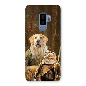 Pawbecca & Ewok (Star Wars Inspired): Custom Pet Phone Case - Paw & Glory - Dog Portraits - Pet Portraits