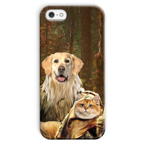 Pawbecca & Ewok (Star Wars Inspired): Custom Pet Phone Case - Paw & Glory - Dog Portraits - Pet Portraits