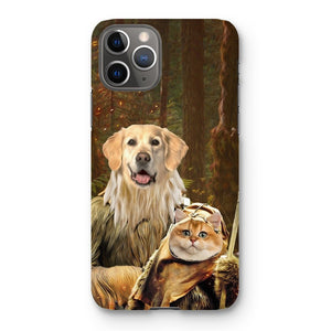 Pawbecca & Ewok (Star Wars Inspired): Custom Pet Phone Case - Paw & Glory - Dog Portraits - Pet Portraits