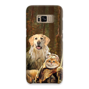 Pawbecca & Ewok (Star Wars Inspired): Custom Pet Phone Case - Paw & Glory - Dog Portraits - Pet Portraits