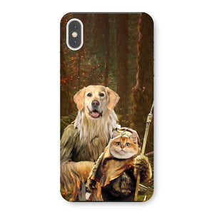 Pawbecca & Ewok (Star Wars Inspired): Custom Pet Phone Case - Paw & Glory - Dog Portraits - Pet Portraits