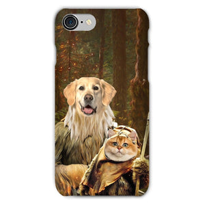 Pawbecca & Ewok (Star Wars Inspired): Custom Pet Phone Case - Paw & Glory - Dog Portraits - Pet Portraits