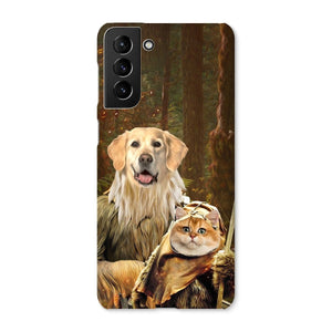 Pawbecca & Ewok (Star Wars Inspired): Custom Pet Phone Case - Paw & Glory - Dog Portraits - Pet Portraits