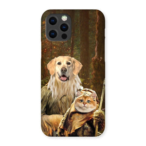 Pawbecca & Ewok (Star Wars Inspired): Custom Pet Phone Case - Paw & Glory - Dog Portraits - Pet Portraits