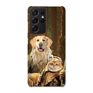 Pawbecca & Ewok (Star Wars Inspired): Custom Pet Phone Case - Paw & Glory - Dog Portraits - Pet Portraits