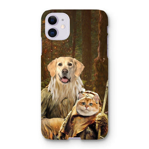 Pawbecca & Ewok (Star Wars Inspired): Custom Pet Phone Case - Paw & Glory - Dog Portraits - Pet Portraits