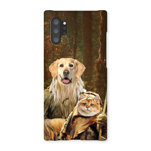 Pawbecca & Ewok (Star Wars Inspired): Custom Pet Phone Case - Paw & Glory - Dog Portraits - Pet Portraits