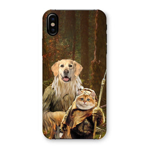 Pawbecca & Ewok (Star Wars Inspired): Custom Pet Phone Case - Paw & Glory - Dog Portraits - Pet Portraits