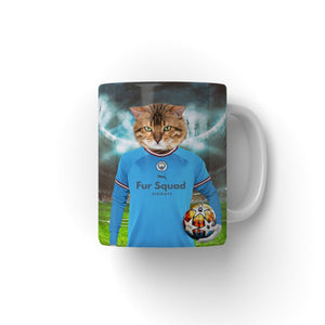 Pawchester City Football Club: Custom Pet Coffee Mug - Paw & Glory - Dog Portraits - Pet Portraits