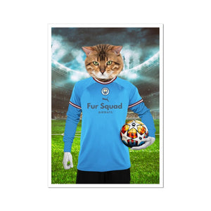 Pawchester City Football Club: Custom Pet Portrait - Paw & Glory - Dog Portraits - Pet Portraits