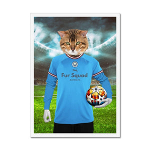 Pawchester City Football Club: Custom Pet Portrait - Paw & Glory - Dog Portraits - Pet Portraits