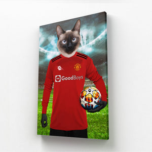 Pawchester United Football Club: Custom Pet Canvas - Paw & Glory - Dog Portraits - Pet Portraits