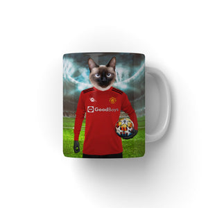 Pawchester United Football Club: Custom Pet Coffee Mug - Paw & Glory - Dog Portraits - Pet Portraits