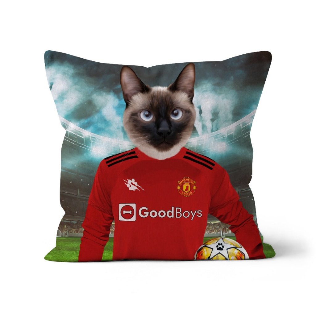 Pawchester United Football Club: Custom Pet Pillow - Paw & Glory - Dog Portraits - Pet Portraits