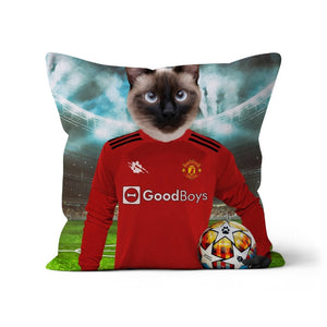 Pawchester United Football Club: Custom Pet Pillow - Paw & Glory - Dog Portraits - Pet Portraits