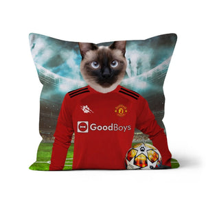 Pawchester United Football Club: Custom Pet Pillow - Paw & Glory - Dog Portraits - Pet Portraits