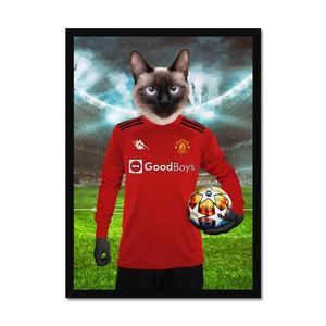 Pawchester United Football Club: Custom Pet Portrait - Paw & Glory - Dog Portraits - Pet Portraits