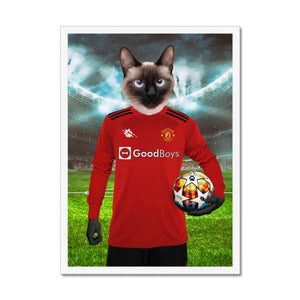 Pawchester United Football Club: Custom Pet Portrait - Paw & Glory - Dog Portraits - Pet Portraits