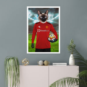 Pawchester United Football Club: Custom Pet Poster - Paw & Glory - Dog Portraits - Pet Portraits