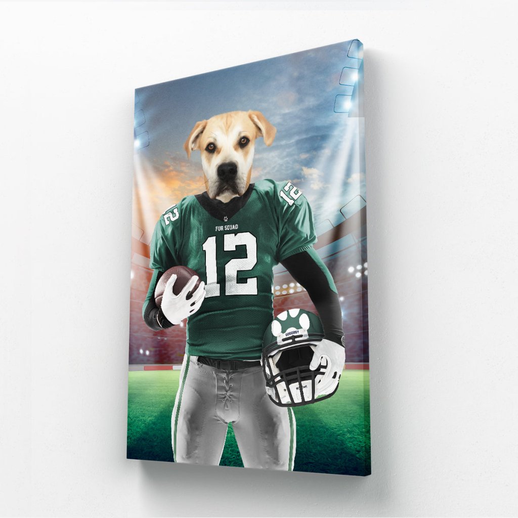 Pawladelphia Eagles: Custom Pet Canvas - Paw & Glory - Dog Portraits - Pet Portraits