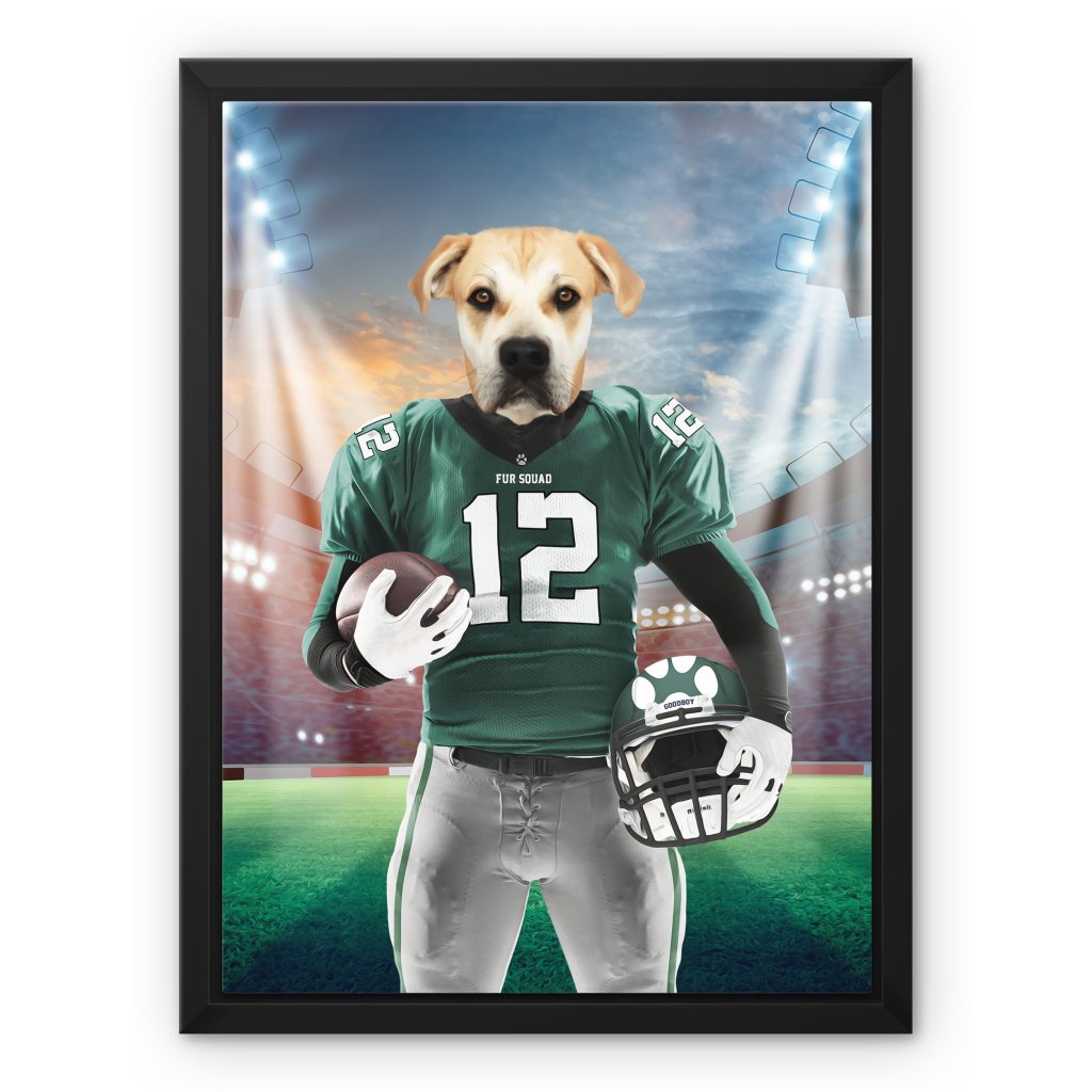Pawladelphia Eagles: Custom Pet Canvas - Paw & Glory - #pet portraits# - #dog portraits# - #pet portraits uk#