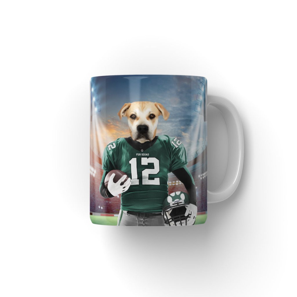 Pawladelphia Eagles: Custom Pet Coffee Mug - Paw & Glory - Dog Portraits - Pet Portraits