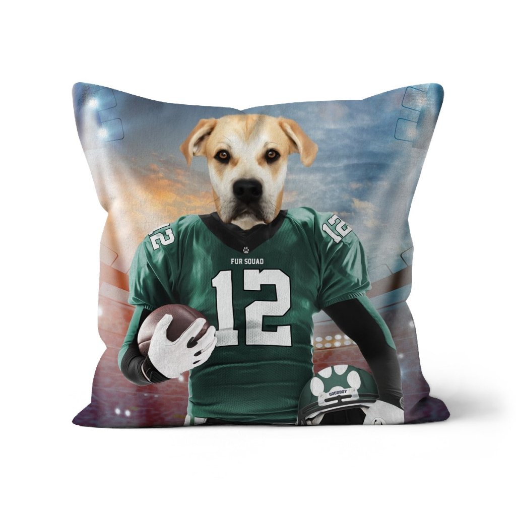 Pawladelphia Eagles: Custom Pet Pillow - Paw & Glory - Dog Portraits - Pet Portraits