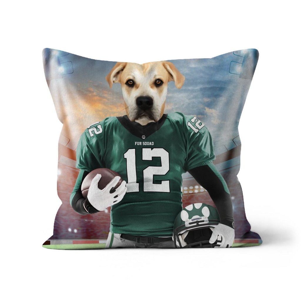 Pawladelphia Eagles: Custom Pet Pillow - Paw & Glory - Dog Portraits - Pet Portraits