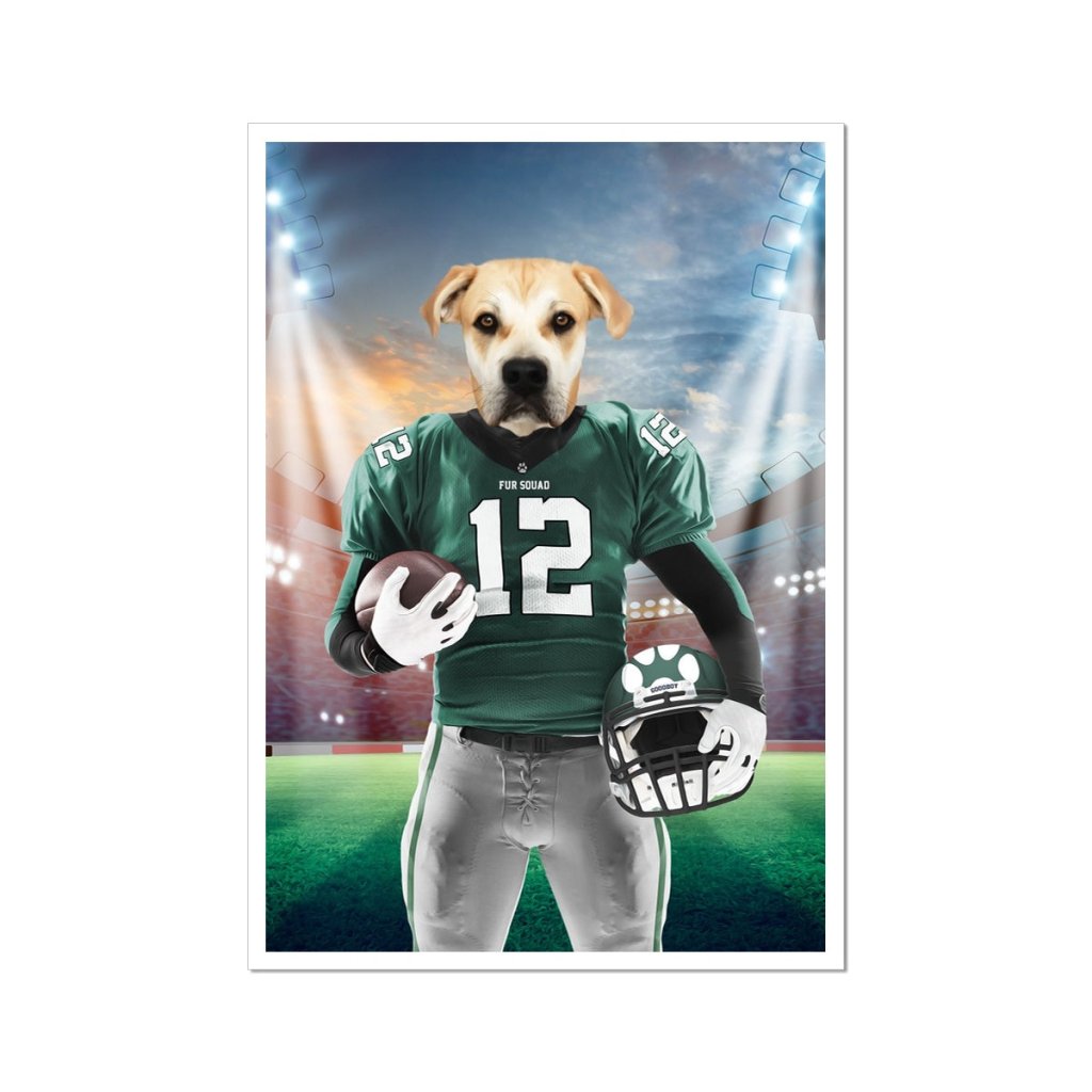 Pawladelphia Eagles: Custom Pet Portrait - Paw & Glory - Dog Portraits - Pet Portraits