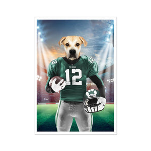 Pawladelphia Eagles: Custom Pet Portrait - Paw & Glory - Dog Portraits - Pet Portraits