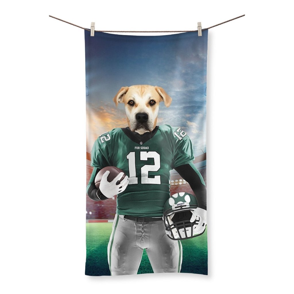 Pawladelphia Eagles: Custom Pet Towel - Paw & Glory - Dog Portraits - Pet Portraits