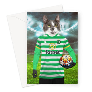 Pawltic Football Club: Custom Pet Greeting Card - Paw & Glory - Dog Portraits - Pet Portraits