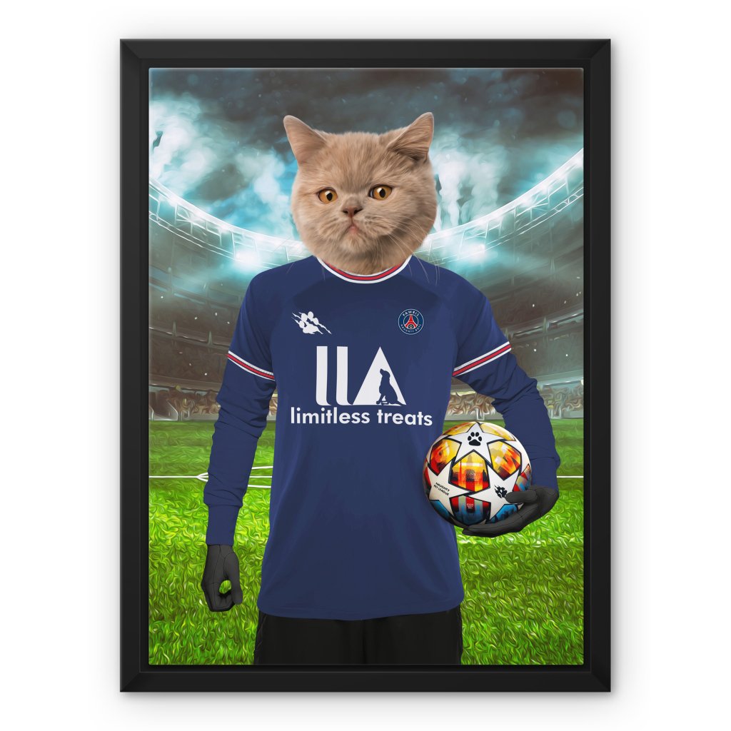 Pawris Saint Germain Football Club: Custom Pet Canvas - Paw & Glory - Dog Portraits - Pet Portraits