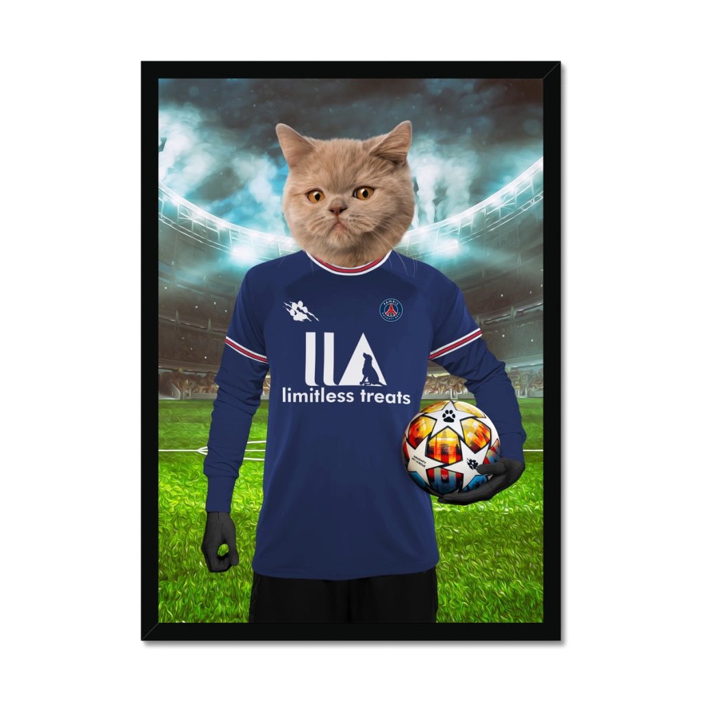 Pawris Saint Germain Football Club: Custom Pet Portrait - Paw & Glory - Dog Portraits - Pet Portraits