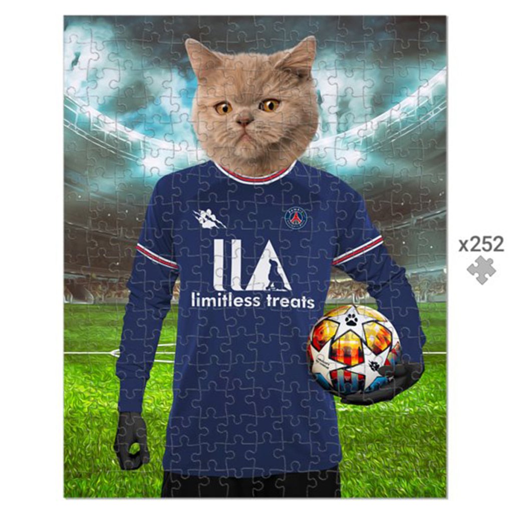 Pawris Saint Germain Football Club: Custom Pet Puzzle - Paw & Glory - Dog Portraits - Pet Portraits