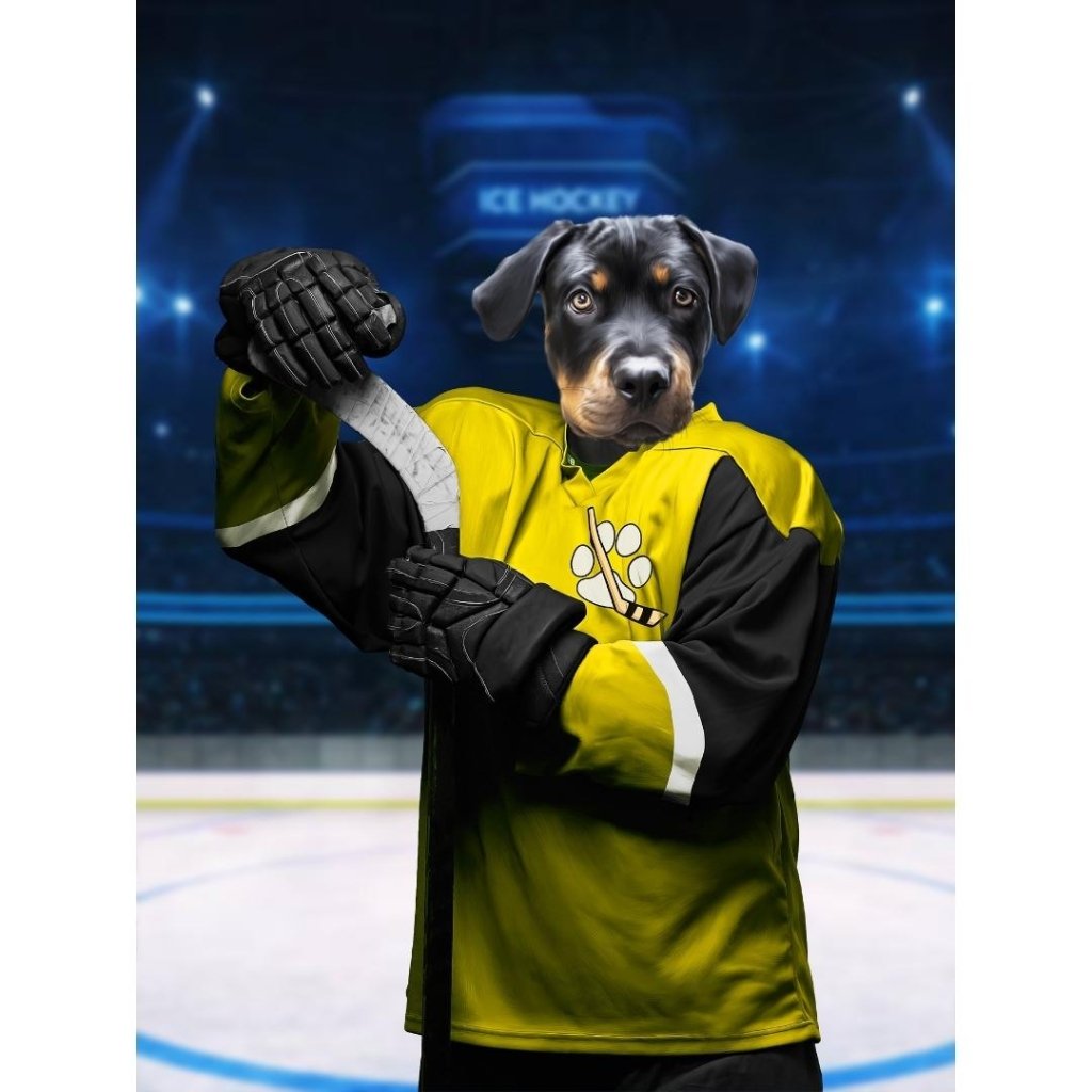 Pawsburgh Penguins: Custom Digital Download Pet Portrait - Paw & Glory - Dog Portraits - Pet Portraits