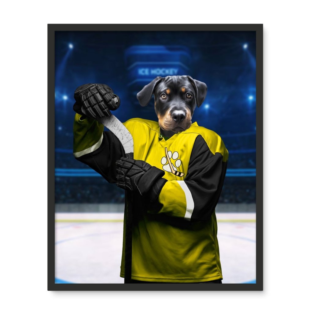 Pawsburgh Penguins: Custom Pet Canvas - Paw & Glory - #pet portraits# - #dog portraits# - #pet portraits uk#