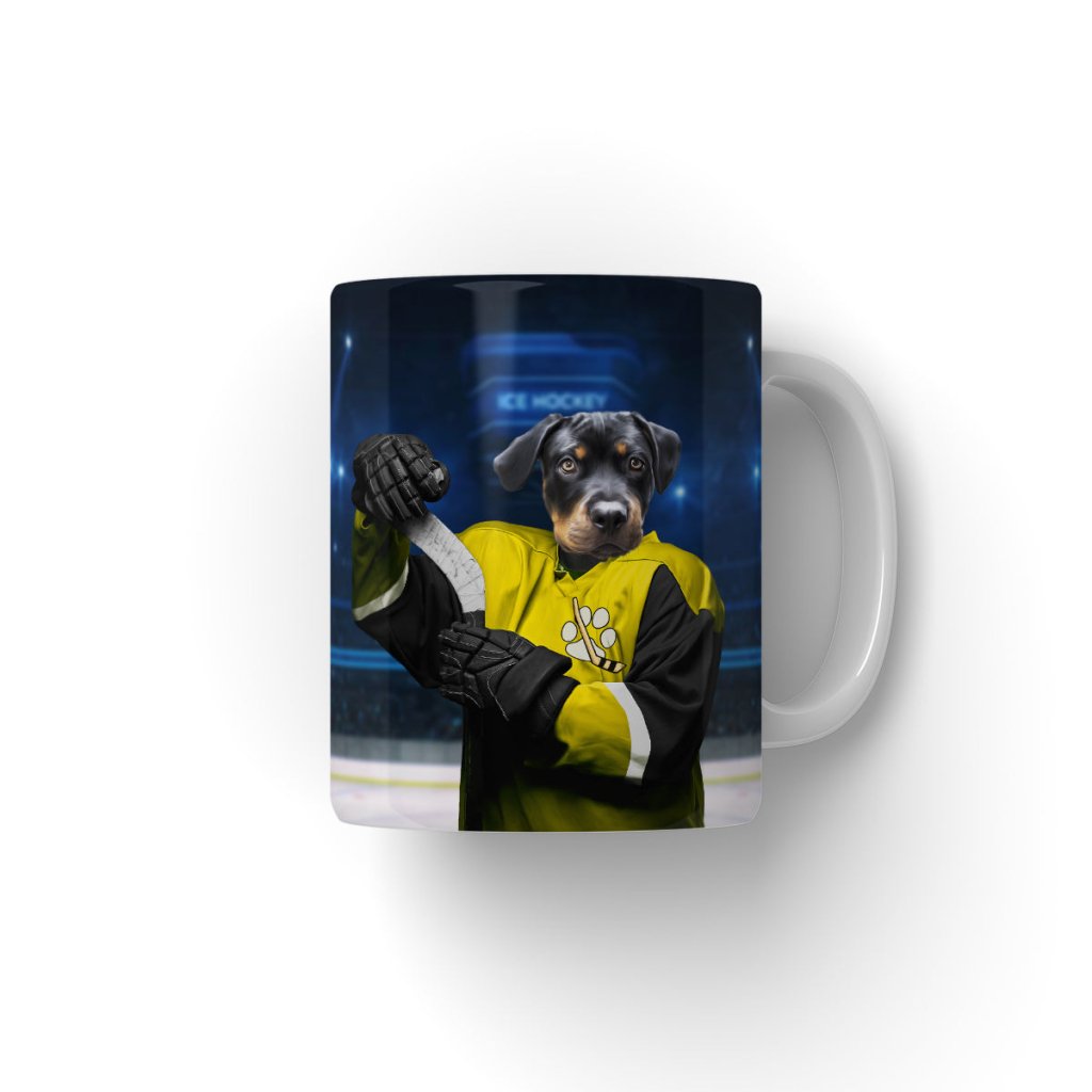 Pawsburgh Penguins: Custom Pet Coffee Mug - Paw & Glory - Dog Portraits - Pet Portraits