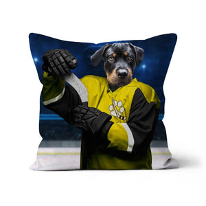 Pawsburgh Penguins: Custom Pet Pillow - Paw & Glory - Dog Portraits - Pet Portraits