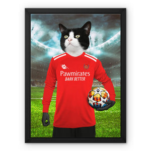 Pawsernal Football Club: Custom Pet Canvas - Paw & Glory - Dog Portraits - Pet Portraits