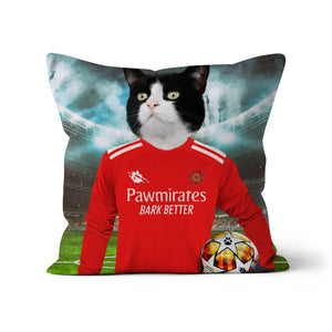 Pawsernal Football Club: Custom Pet Pillow - Paw & Glory - Dog Portraits - Pet Portraits