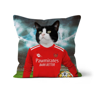 Pawsernal Football Club: Custom Pet Pillow - Paw & Glory - Dog Portraits - Pet Portraits