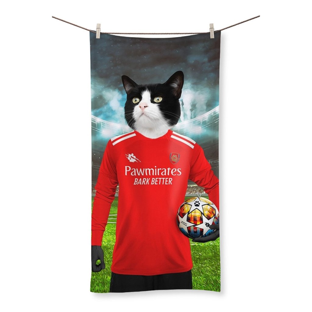 Pawsernal Football Club: Custom Pet Towel - Paw & Glory - Dog Portraits - Pet Portraits