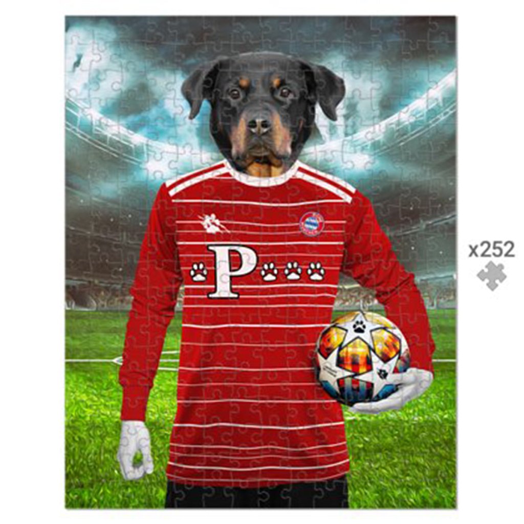 Pawyern Munich Football Club : Custom Pet Puzzle - Paw & Glory - Dog Portraits - Pet Portraits